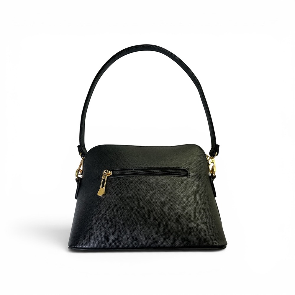Kate Spade New York Black Saffiano Leather Convertible Crossbody Shoulder Bag - Picture 4 of 8